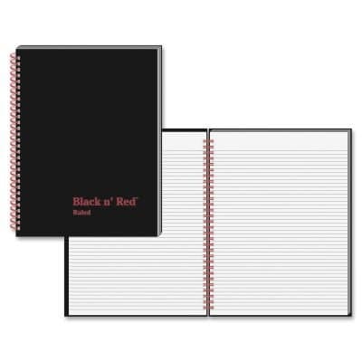 Black n' Red Perforated Notebook SO12