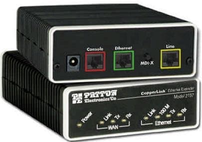 2157/UI-2PK - Patton 2157/E-2PK - Rate Adaptive 4.6 Mbps Ethernet Extender Kit