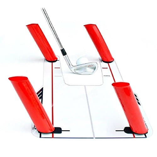 Golf swing speed training set - baseboard and four rods