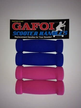 New Replacement Scooter Handle Grips for Razor Scooters - (Multi-Pack) (2 Blue/2Pink)