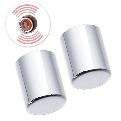 Clipsone 2 PCS Chrome Docking Hardware Point Covers for Harley Touring Sportster Softail Dyna 1998-2017