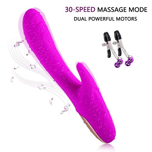 Massage Tool - 30 Speeds Mode by Dual Powerful Motors - Use for Neck & Back Pain, Relax The Pressure (Purple)