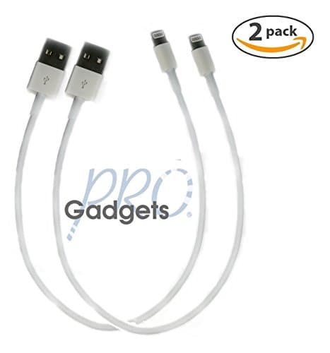 GadgetsPRO Lightning to USB Cable for all Apple Lightning devices, 12 inches (2-pack)