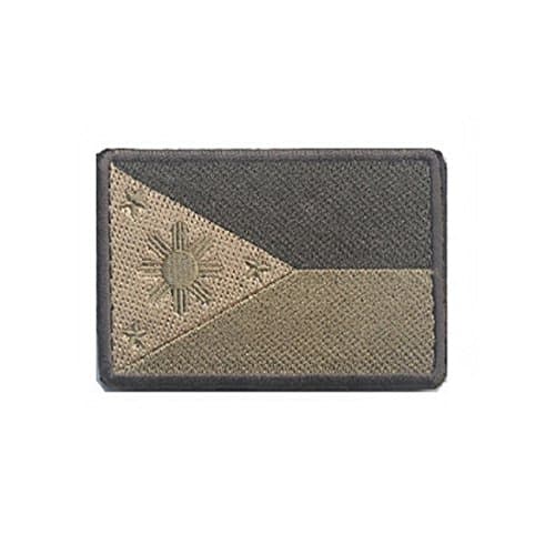 Philippines Embroidered Velcro Patch By Ewkft (B(10PCS))