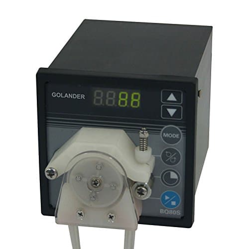 BQ80S Micrometeor Variable Speed Peristaltic Pump with Pump Head DW10-2 (2 Channels), Flow Rate 0.005~19 mL/min per Channel