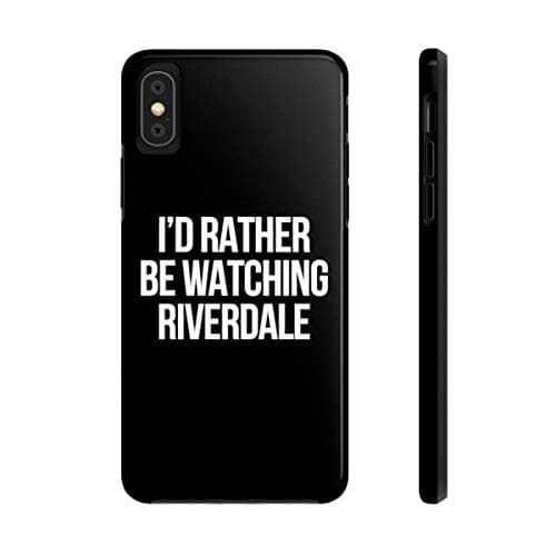 Threads Basket I'd Rather Be Watching Riverdale Case-Mate Tough Phone Cases for iPhone