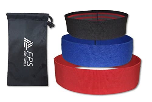 FPSolutions Hip Circles Resistence Bands - Booty Exercise Bands - Set of 3 - Stretching, Lifting, CrossFit, Yoga, Pilates for Variety of Exercise, Workout Style - (Normal, Heavy, Extreme strength)