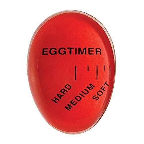 Pop Egg Timer | Innovative Color Changing Egg Timer | Brilliantly Gauge Soft/Medium/Hard Boiled Eggs | Premium Nontoxic Heat-resistant Resin Material | Handwash Cleaning | Red | 943 by Itlog