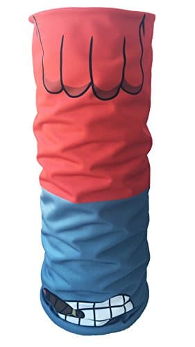 DryBuff Unique Two Way Design. One Buff - Two Characters. Can Serve as Outdoor Face Shield,Mask,Headband,Bandana,Neck Gaiter,Balaclava,Neck Warmer,Helmet Liner and Scarf (Bender &amp; Zoidberg)