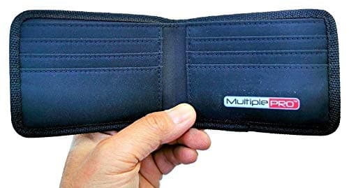 MultiplePRO Men's Memory Foam RFID Blocking Wallet, Black