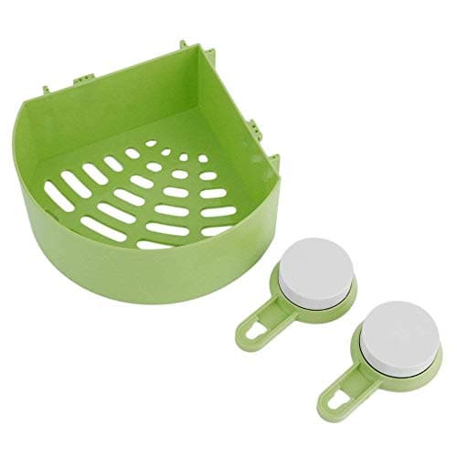 Jynxe Kitchen Storage Organizer Shelf Rack Plastic Triangle Shower Corner