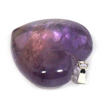 CrystalAge Ametrine Heart Pendant