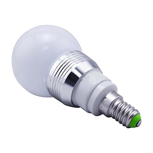 Oi Max E27/E14/B22 3W RGB LED Light Color Changing Lamp Bulb with Remote Control 85-265(E14)