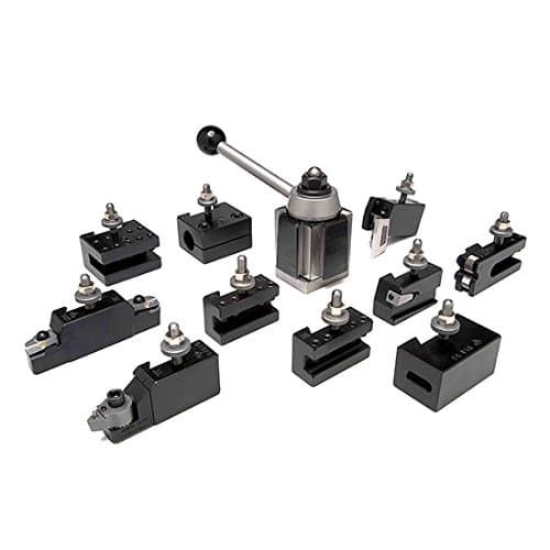 ALORIS #2-AS 11 PC. BXA QUICK CHANGE LATHE TOOL SET TOOL POST & HOLDERS CNC USA