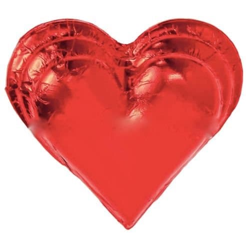 Milk Chocolate Heart 3oz (6-pack)