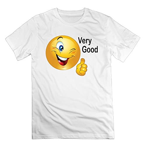 Man's Very Good Emoji Easeful Tees