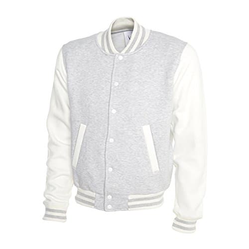 Mens Varsity Baseball Style Bomber Jacket