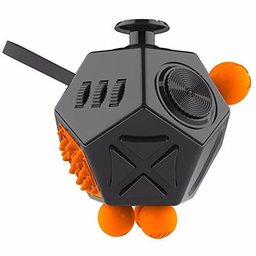 Fidget Cube with 12 Sides from Comroll, Fidget Toys Stress Reducer, Anti-anxiety &amp; Attention Focusing for Adults &amp; Children with ADHN ADD OCD Autism