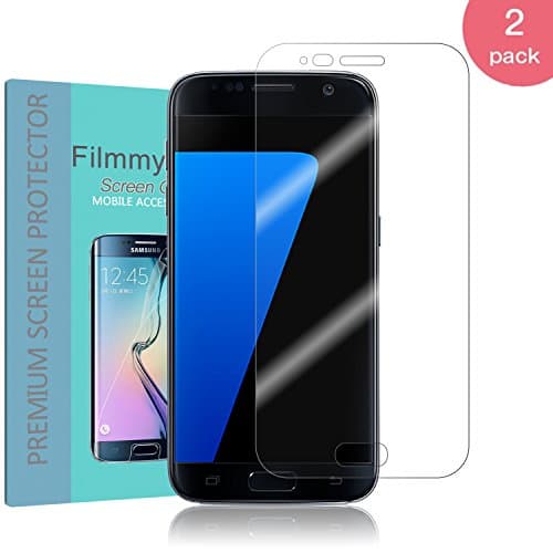 Galaxy S7 Screen Protector,[2-Pack][Full Coverage], Filmmy Soft Tough [Edge to Edge] Tpu Ultra HD Screen Protector Film for Samsung Galaxy S7