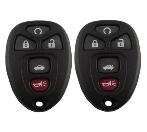 Lot 2pcs New Transmitter 5 Buttons Keyless Remote Key Shell For 2007-2010 Saturn Sky Repair(Just a Empty Key Shell,No chips Inside)