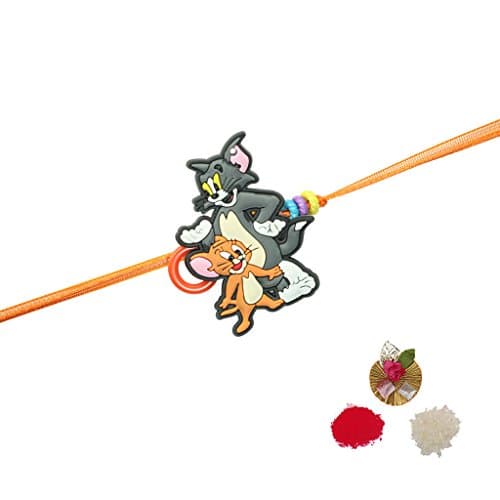 Asthetika Multi-Colour Rubber Rakhi For Boys
