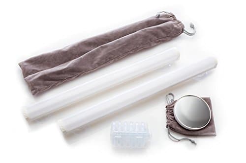 Backstage Beauty Lights – White Edition LED Vanity Lighting – Set of 2 Lighting Rods