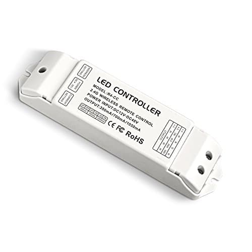 LEDBUY360 R4-CC CC Zone Receiving controller 2.4G Wireless LED Receiver Constant Current Suitable for DX5, DX6, DX7, DX8, V1, V2, V3, V4, V5, V6, V7, V8, WiFi-104