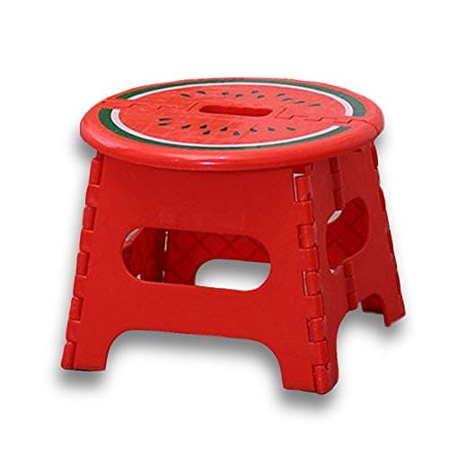 ZJIAN Step Stool Cartoon Foldable Plastic Multi-purpose Non-slip Perfect For Boys And Girls Anti-Slip Childs Foot Stool For Livingroom Bathroom