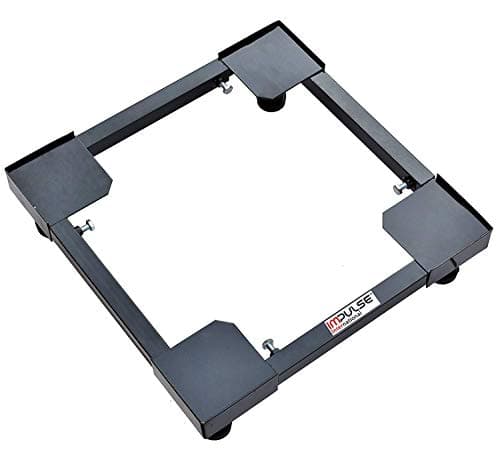 Impulse International GI Metal Universal Adjustable Fridge/Front Load and Great Finish Washing Machine Stand