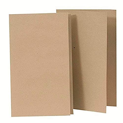 100 x A4 Foolscap Square Cut Folders Buff Brown Document Wallets