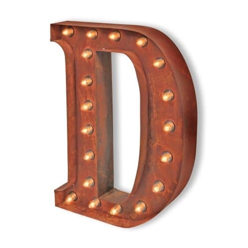 Letter D 24" Marquee Light