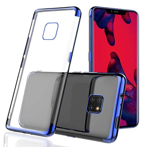 Huawei Mate 20 Pro Case Durable Protective Case Pouches Pouches Heavy Duty Protection Bumper case Compatible with Huawei Mate 20 Pro (Blue)