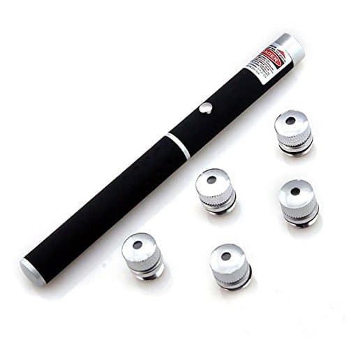 Laser - LED Laser - 5 Interchangeable Caps For Different Mesmerizing Effects.  Laser Party by Twisted Glow - perfect for parties, festivals, camping &amp; more! - UV Purple