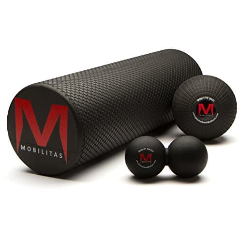 MOBILITAS Mobility Kit Bundle - Complete Mobility Tool Starter Pack, Instructional Videos and Matching Gym Bag. Our Most popular Mobility Products; Mobility Peanut, Mobility Sphere &amp; Eco Foam Roller