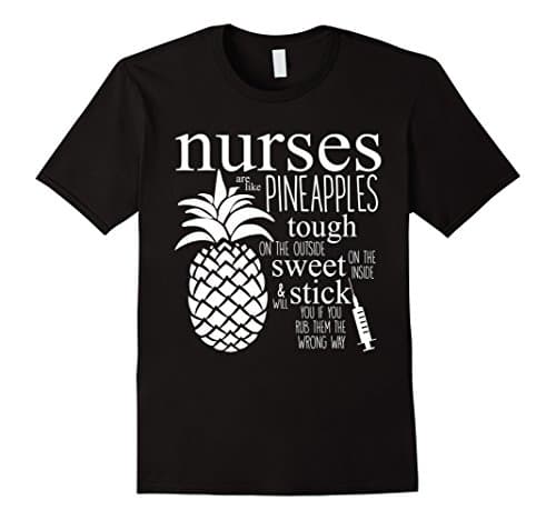 Mens Nurses - Pineapple 2XL Black