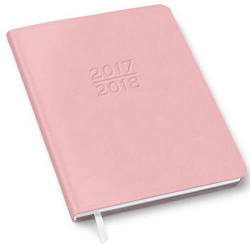 2017-2018 18-Month (Including March 2017-August 2018) Large Light Pink Family Planner Calendar