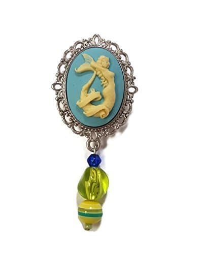 Mermaid Cameo Brooch
