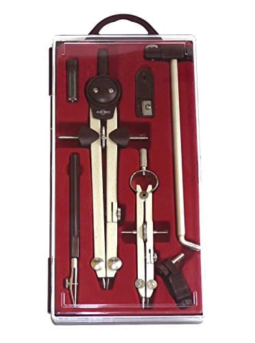 Geometry Compass Set by Rotondo,Precision Drawing and Drafting Tool,Professional Large Compass for Student,School Stationery Compass Set.