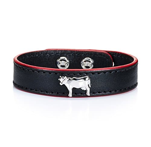 Thick Cuts Cow Bracelet (8, sterling-silver)