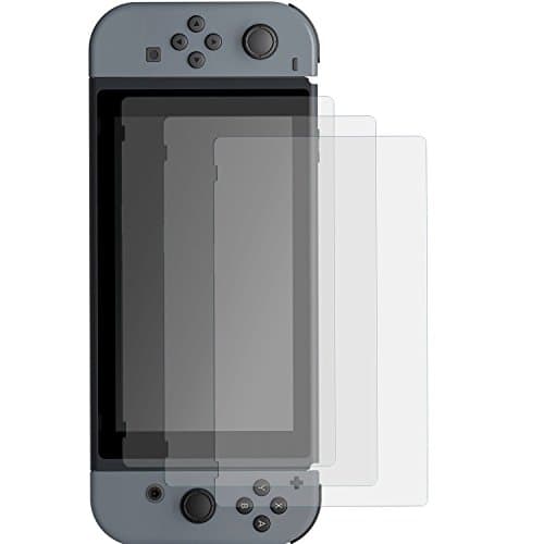 Nano Ceramic Film Screen Protector for Nintendo Switch 2017-3 Piece ,Grand Oasis 3 Pack Clear 0.25MM Protector Case with 3 Clean Cloth Perfect Fit HD Flim Screen