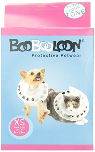 BooBooLoon Inflatable Pet Recovery Collar 1 Extra Small Size