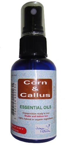 Corn and Callus - Organic Essential Oils - 2.04 Fl.oz. Ready to Use Spray