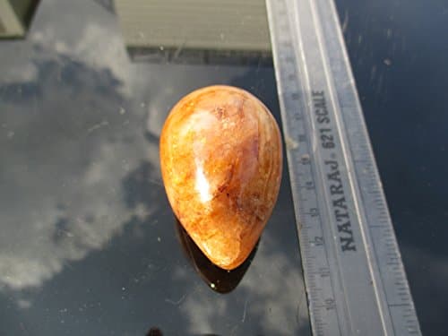 Golden Yellow Quartz Egg, , Massage Egg, Yoni Egg , Gift Egg with FREE Reiki Infused worth $30 and With FREE Gift for Chakra Healing, Tantra Healing, Gemstone Healing , Handmade Yoni Egg.