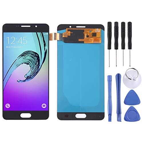 LGYD LCD Screen and Digitizer Full Assembly (OLED Material) for Galaxy A7 (2016), A710F, A710F/DS, A710FD, A710M, A710M/DS, A710Y/DS, A7100(Black) (Color : Black)