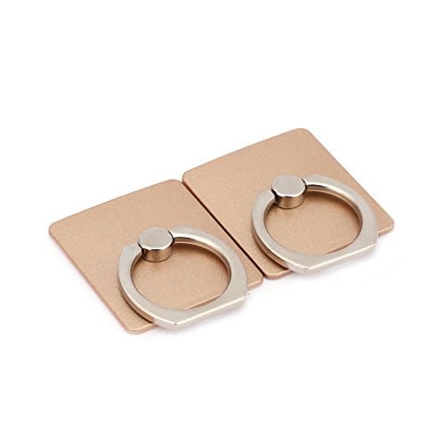 Kasio Universal Ring Phone Car Holder Mount and Stand for Iphone and any other kind phone,Tablets (2 Pack Golden)
