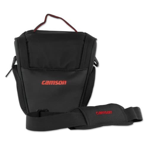 Camson Quality Compact Holster Camera Case for Canon EOS SLR and Rebel XS, XSi, T1i, T2i, T3, T3i, T4i, 50D, 60D, 60Da, and more (Black)
