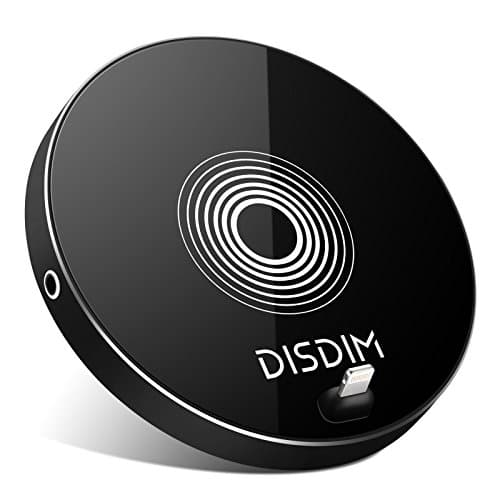 iPhone X Wireless Charger with Audio &amp; Charging Dock,DISDIM 3 in 1 QI Fast Wireless Charger Pad, Charging Stand Station with 3.5mm Headphone Aux Adapter for iPhone X/8 /7/ Samsung Galaxy Note 8/S8