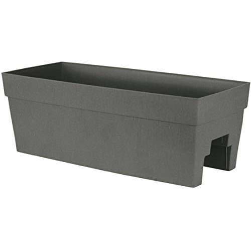Self Watering Slate Rectangular Pot Planter
