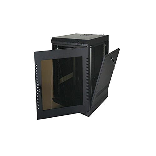 Quest Manufacturing Deep Wall Enclosure, Front/Side Access, 20 Unit, 39"H x 21"W x 28"D, Black (WM2019-20-02D)
