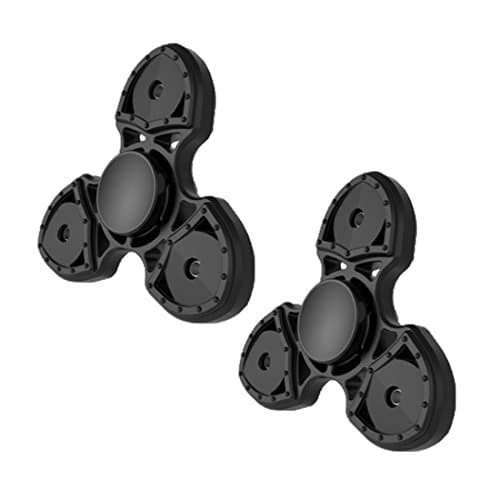 Fidget Spinner, NORZERO Hand Spinner Finger Spinner EDC Fidget Spinner Fidget Toys(Black 2 Pack)